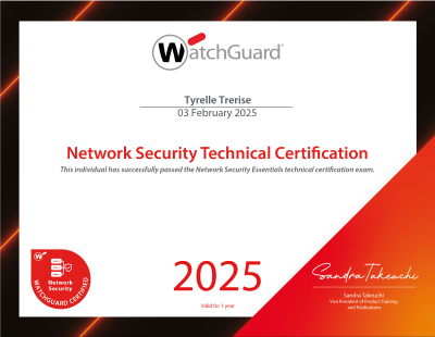 WatchGuard Certification Thumbnail